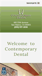 Mobile Screenshot of contemporarydentalca.com